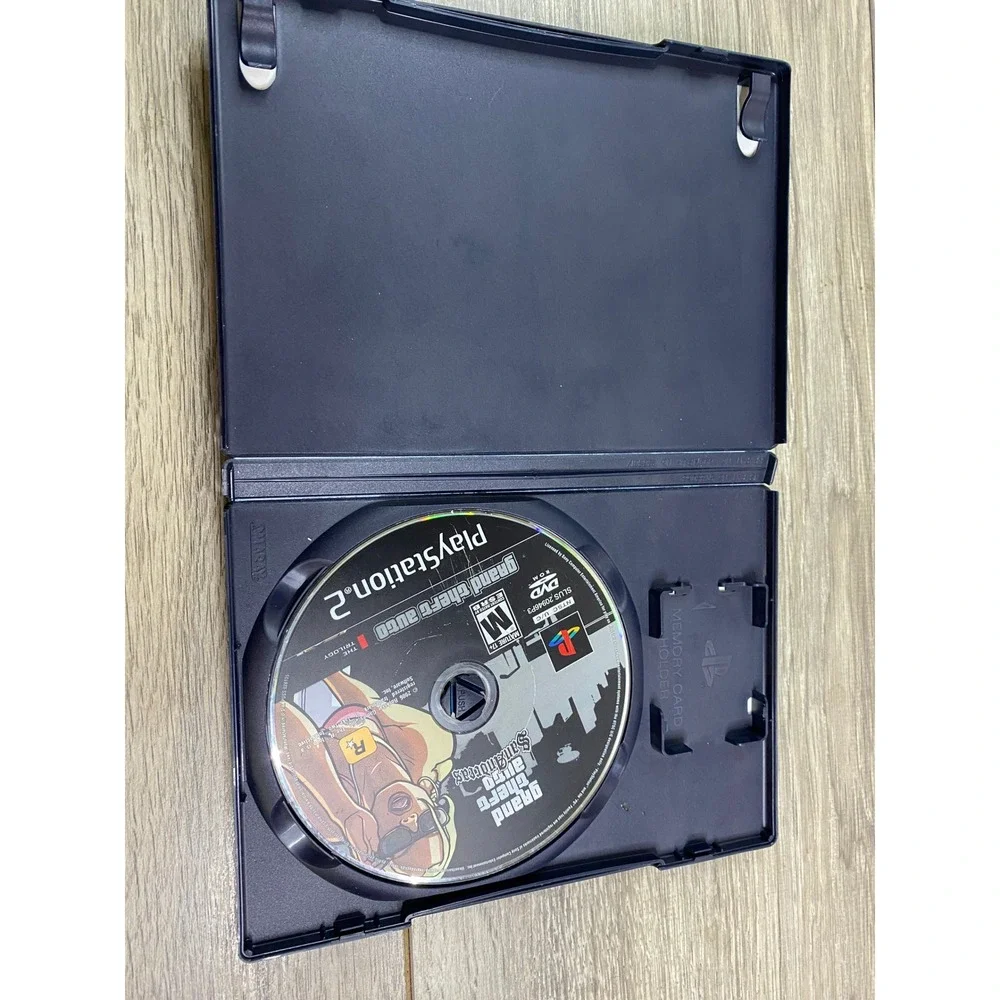 Grand Theft Auto San Andreas Sony PlayStation 2 PS2 Rockstar Games SLUS‎ 20946P3